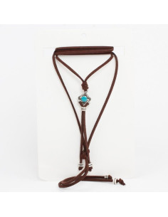Collar de Gamuza Turquoise
