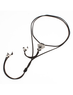 Collar de Gamuza Boho Triangle