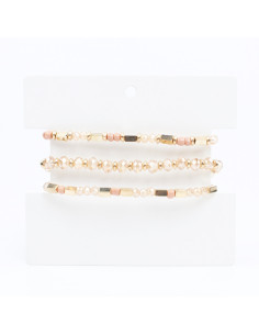 Set de Pulseras Elásticas Crystal Colors