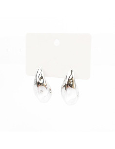 Aro Chunky Silver Organic Drop