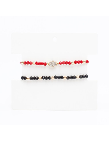 Set de Pulseras Shiny Hamsa