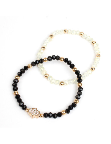 Set de Pulseras Shiny Hamsa