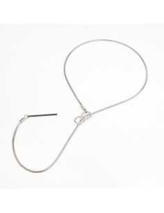 Collar Corbatero de Cadena Large Snake