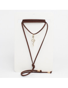 Collar de Gamuza Shiny Snake