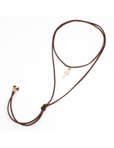 Collar de Gamuza Shiny Snake