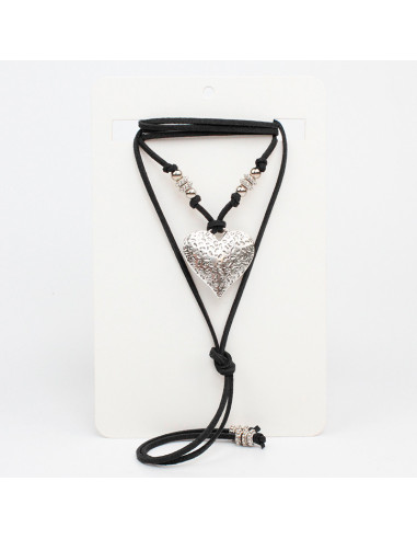 Collar de Gamuza Boho Heart