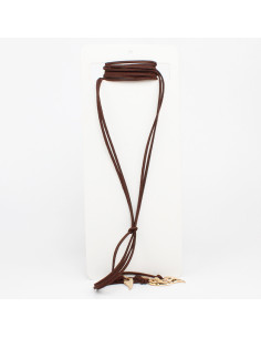 Collar Corbatero Boho Golden Heart