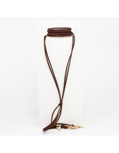 Collar Corbatero Boho Golden Heart