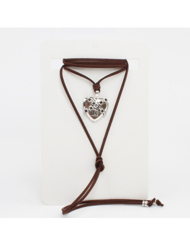 Collar de Gamuza Locked Love