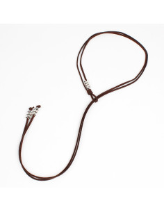 Collar Corbatero de Gamuza Hearts