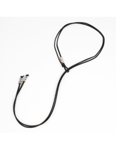 Collar Corbatero de Gamuza Hearts