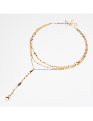 Collar de Cadenas Star Tie