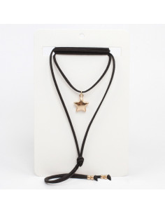 Collar de Gamuza Star