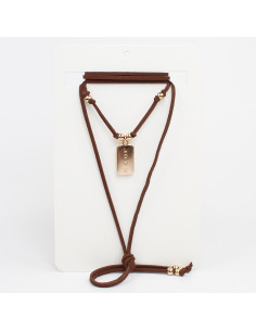 Collar de Gamuza LOVE