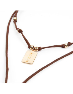 Collar de Gamuza LOVE