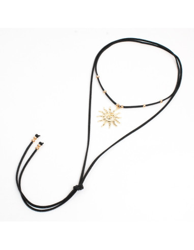 Collar de Gamuza Trendy Sun