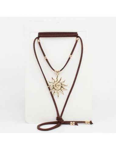 Collar de Gamuza Trendy Sun