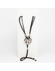 Collar Corbatero Double Circles