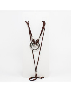 Collar Corbatero Double Circles