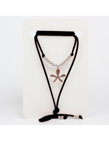 Collar de Gamuza Tiny Flower