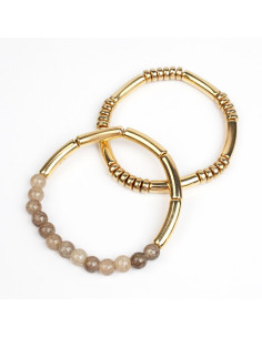 Set de Pulseras Golden New