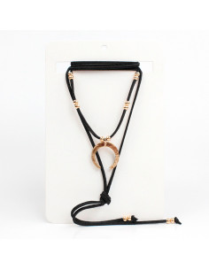 Collar de Gamuza Golden Moon