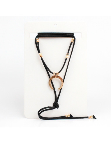 Collar de Gamuza Golden Moon