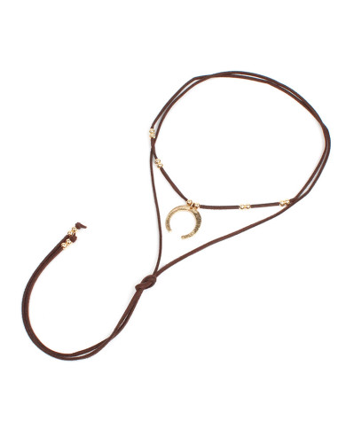 Collar de Gamuza Golden Moon