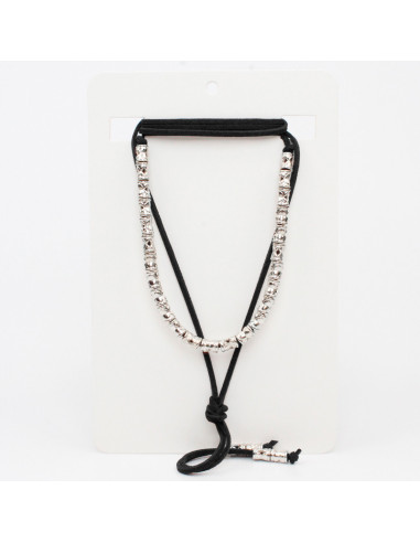 Collar de Gamuza Silver Boho
