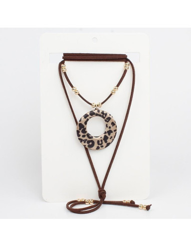 Collar de Gamuza Print Season
