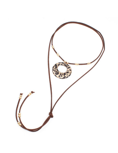 Collar de Gamuza Print Season