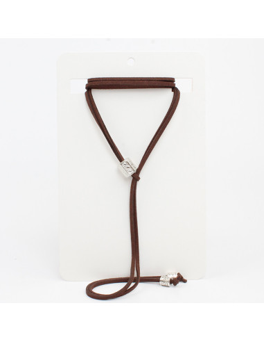 Collar Corbatero de Gamuza Tie Boho