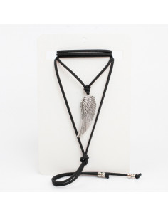 Collar de Gamuza Silver Wings
