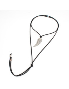 Collar de Gamuza Silver Wings