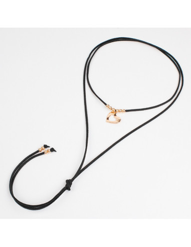 Collar de Gamuza Gold Love