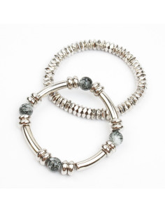 Set de Pulseras New Silvers