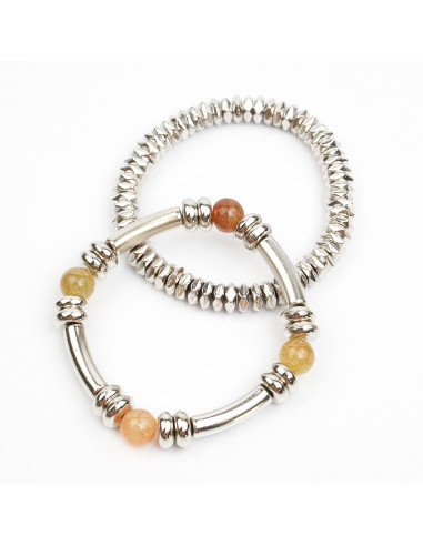 Set de Pulseras New Silvers