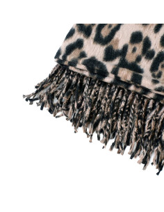 Mantón Square Savage Print