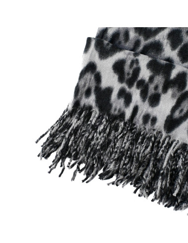 Mantón Square Savage Print