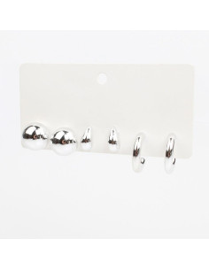 Set x3 Aros Silver