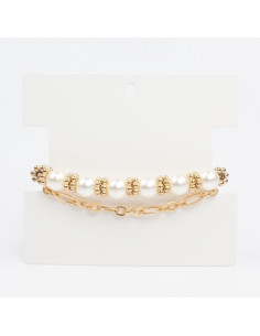 Set de Pulseras Golden Pearl