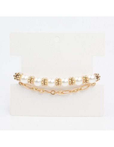 Set de Pulseras Golden Pearl