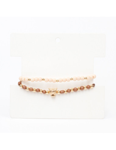 Set de Pulseras Golden Panther