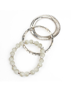 Set de Pulseras Silver New Set