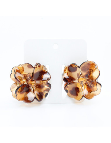 Broche Set x2 Flower Print