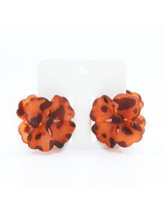 Broche Set x2 Flower Print Mate