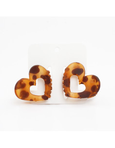 Broche Set x2 Heart Print Mate