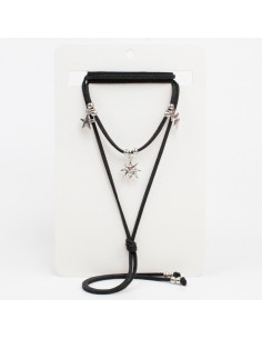 Collar de Gamuza Star Charms
