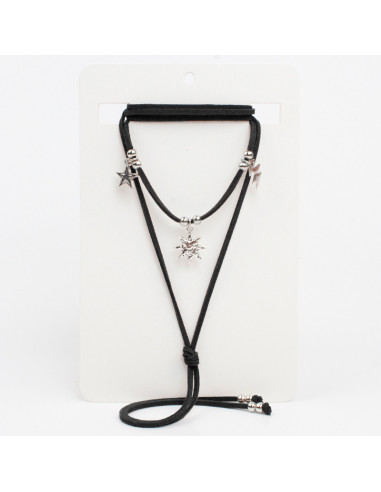 Collar de Gamuza Star Charms