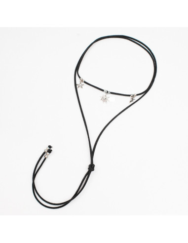 Collar de Gamuza Star Charms